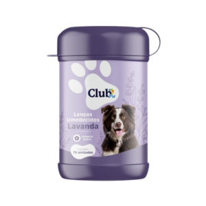 Lenço Umedecido Lavanda 75un - Club Pet