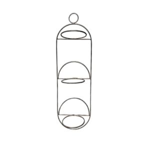 Suporte Pendente Vertical Metal 3 lugares - Burguina Cerâmicas