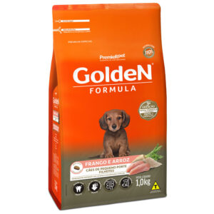 Ração Golden Cão Filhote Raças Pequenas Fórmula Frango e Arroz 1kg