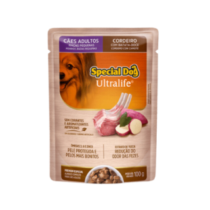 Ração Úmida Special Dog Cão Adulto Ultralife Cordeiro com Batata Doce 100g