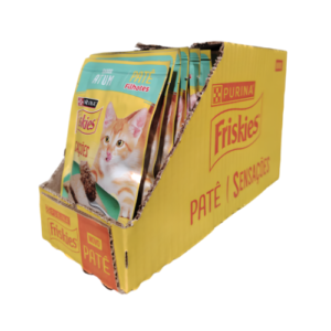 Caixa Patê Friskies Sensações Gato Filhote Atum 75g - 15un