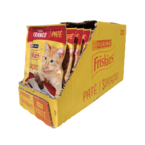 Caixa Patê Friskies Sensações Gato Adulto Frango 75g - 15un