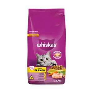 Ração Whiskas Gato Adulto Frango 2,7kg