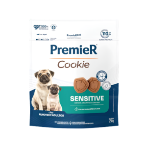 Biscoito Premier Cookie Cão Adulto e Filhote Sensitive 250g