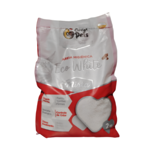 Areia Sanitária Great Pets Eco White Mista 2kg