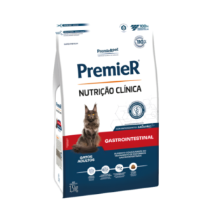 Ração Premier Gato Adulto Nutrição Clínica Gastrointestinal 1,5kg