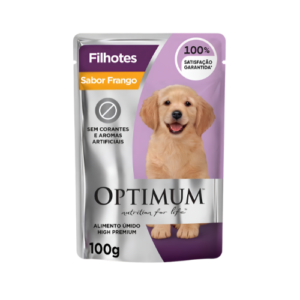 Ração Úmida Optimum Cão Filhote Frango 100g