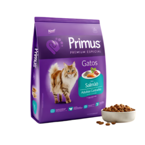 Ração Primus Gato Castrado Salmão 3kg